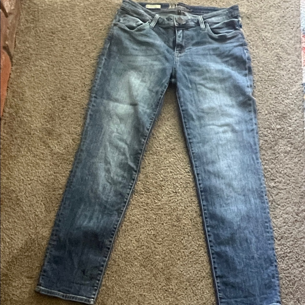 Kut from the Kloth Faded Medium Blue Skinny Jeans